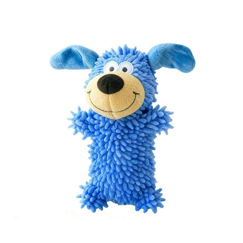 Blue interactive sound dog toy for engaging playtime and helping relieve boredom.