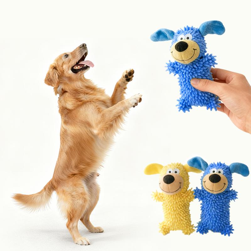 Screaming dog toy designed for interactive play and sound-based entertainment.